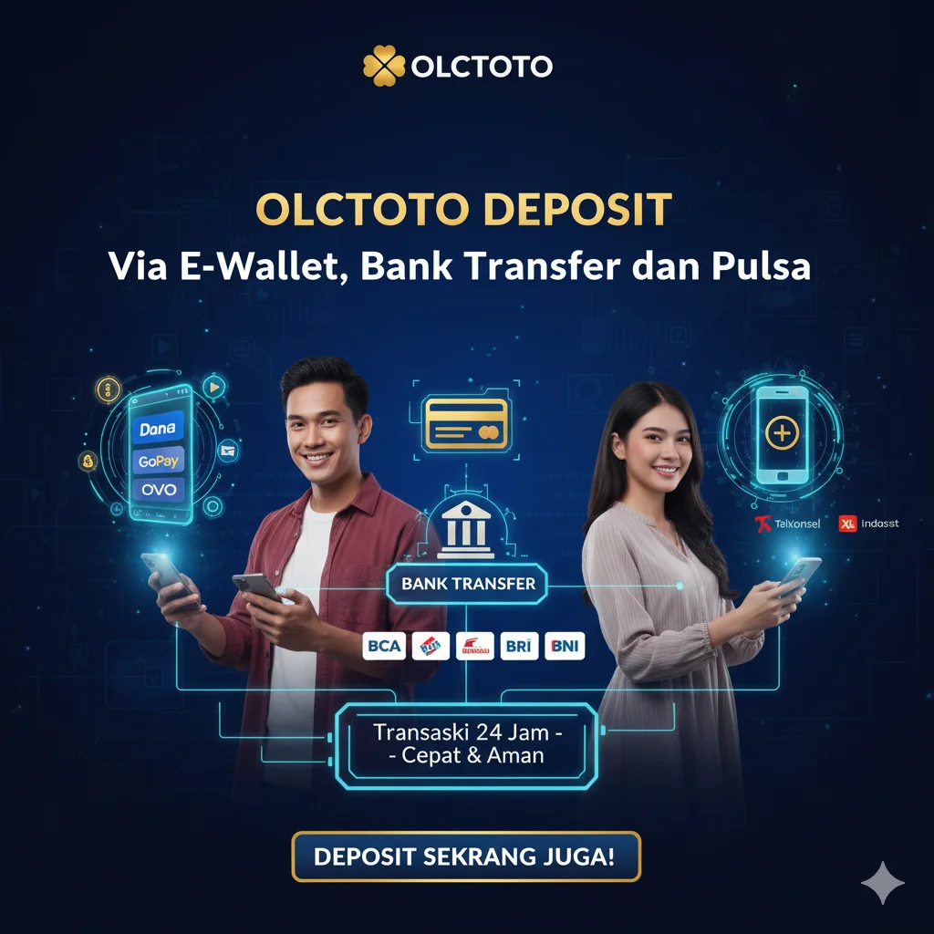 OLCTOTO DEPOSIT Via E-Wallet, Bank Transfer, dan Pulsa